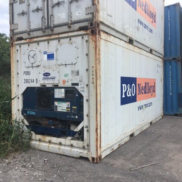 Contentor refrigerado padrão de 20 pés – solução ideal para armazenamento