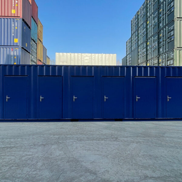 CONTENTOR CUBO DE 40 PÉS DE ALTURA COM 8 PORTAS PARA HOMEM